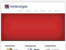 Tablet Screenshot of nortecargas.com.br